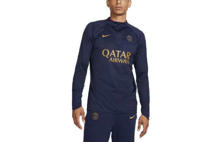 Nike Nike Paris Saint Germain Paris Saint Germain Strike Winter Warrior Soccer Jersey Fan Edition Men's Marine Blue