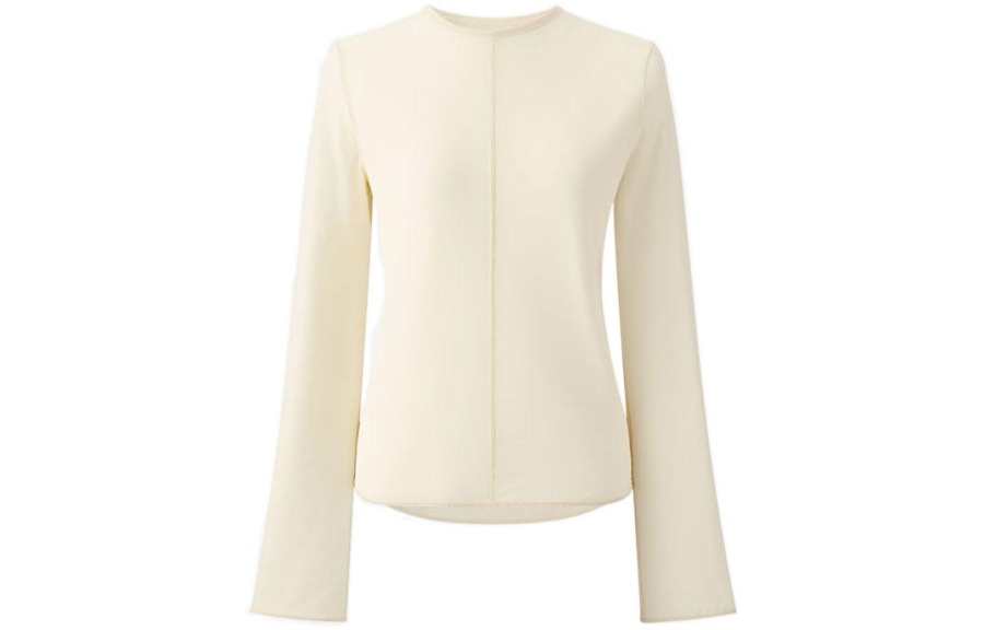 UNIQLO x Mame Kurogouchi Long Sleeved T Shirt Women's Beige
