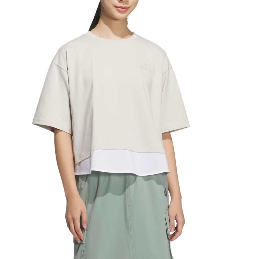 Adidas Adidas Sportswear T Shirt Women's Beige/White