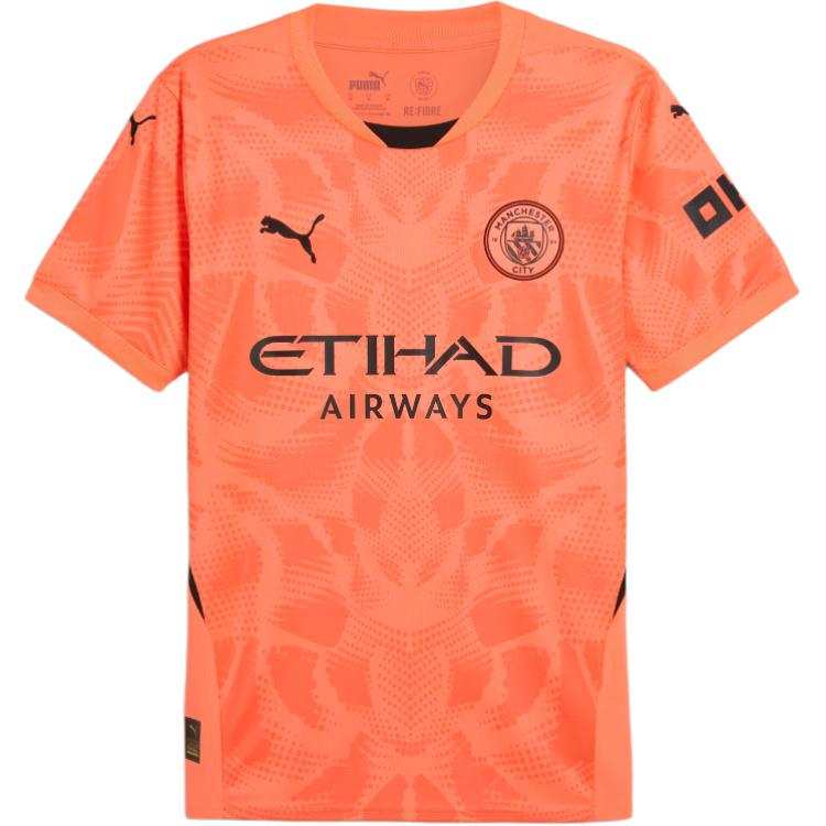 PUMA Manchester City Soccer Jersey Men's Orange Red