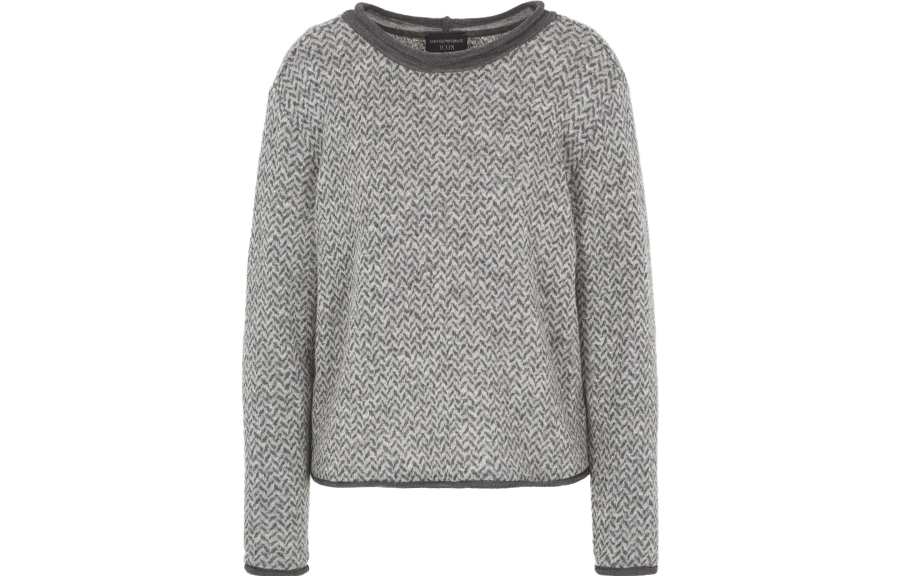 EMPORIO ARMANI Sweaters Women's Gray Crew Neck Moderate Other
