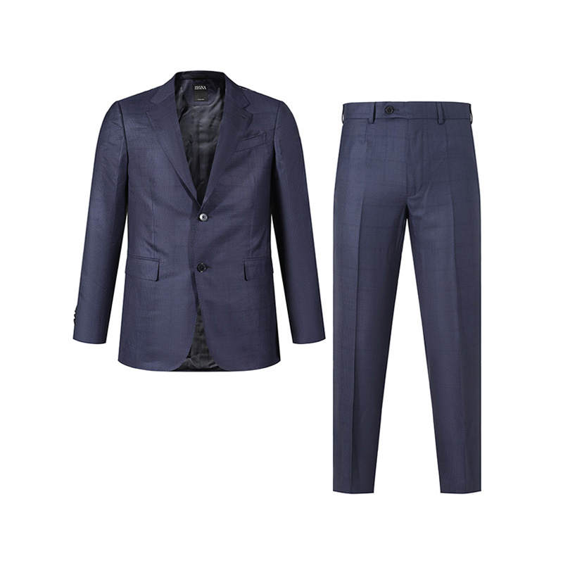 Ermenegildo Zegna SS24 Business Suit Men's Dark Blue