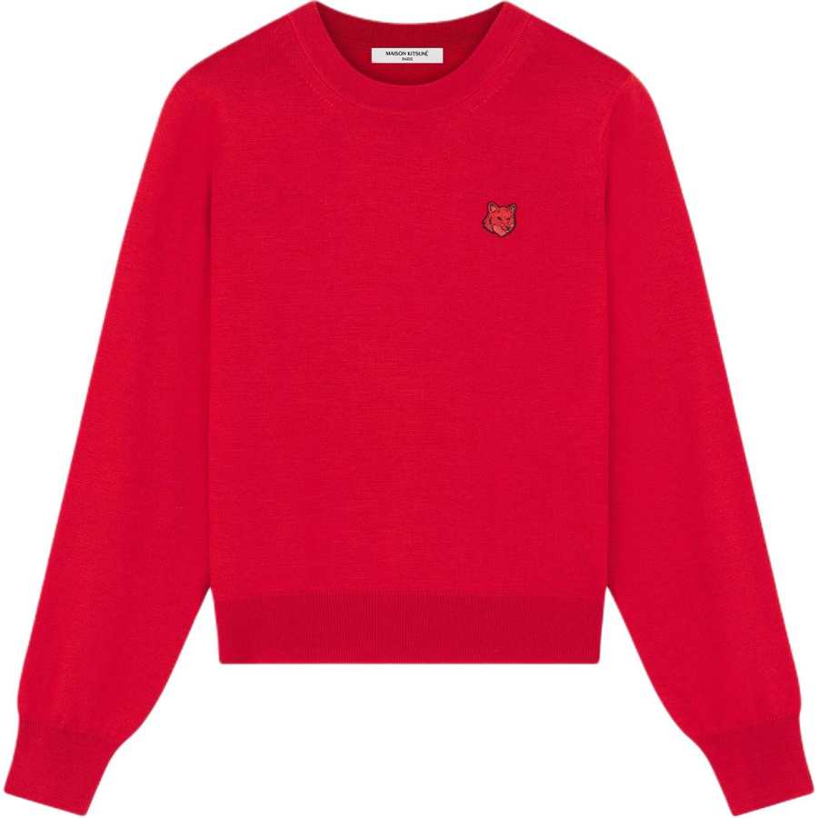 Maison Kitsune Maison Kitsuné Fox Head Patch Knitted Jumper
