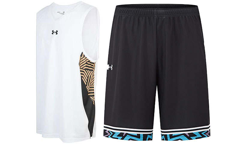 Under Armour Basketball Suit Men's White+Black