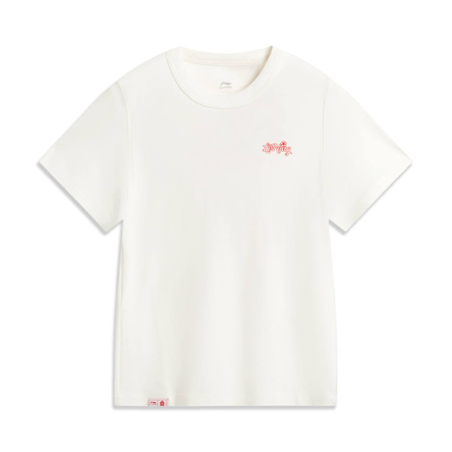 Li-Ning Li Ning x GUGONG,LIANMINGKUAN China Culture Collection T Shirt Women's White