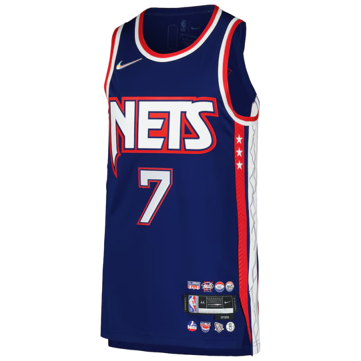 Nike Nike NBA Kevin Durant Brooklyn Nets Basketball Jersey Unisex Blue