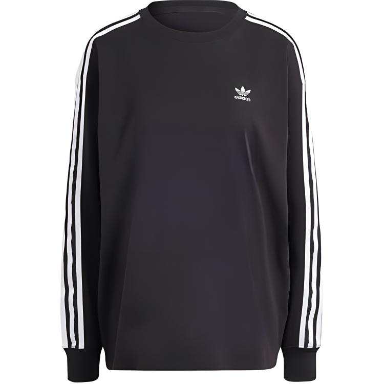 Adidas Originals 3 Stripes Stretch cotton T shirt