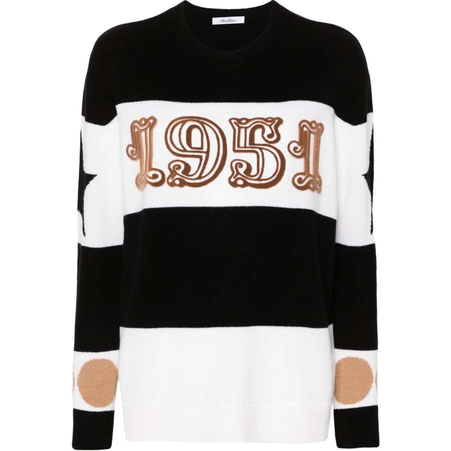 MaxMara Max Mara Dirce Star Patterned Crewneck Jumper