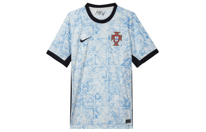 Nike Nike Portugal National Team Soccer Jersey Men's Sail White/University Blue/Asphalt Blue