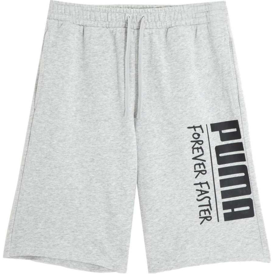 PUMA SHORTS Casual Shorts Unisex Light Mixed Gray
