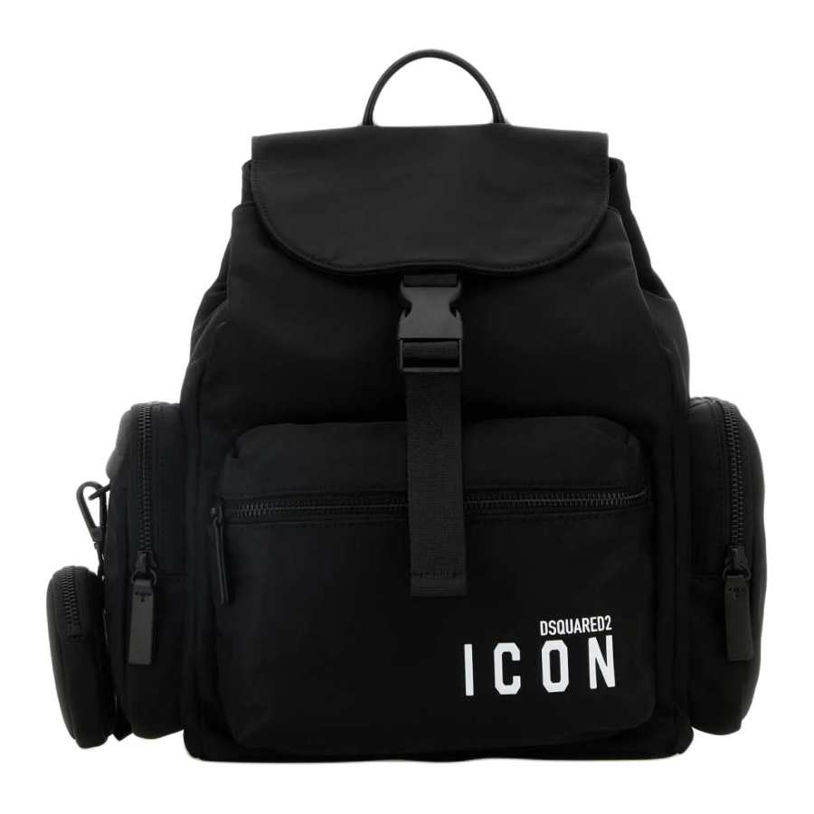 DSQUARED 2 Dsquared2 Icon Logo Printed Backpack