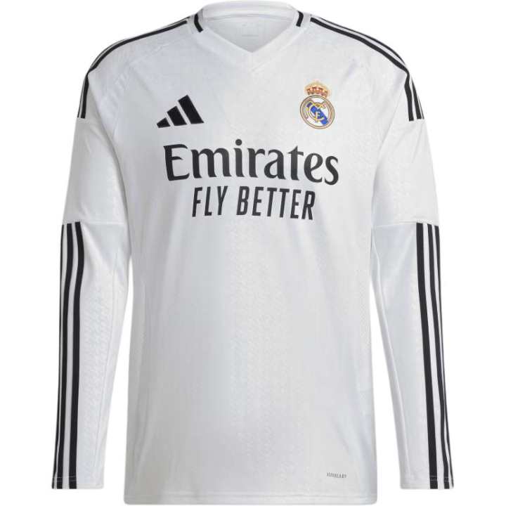 Adidas adidas Real Madrid 24/25 Long Sleeve Home Jersey White