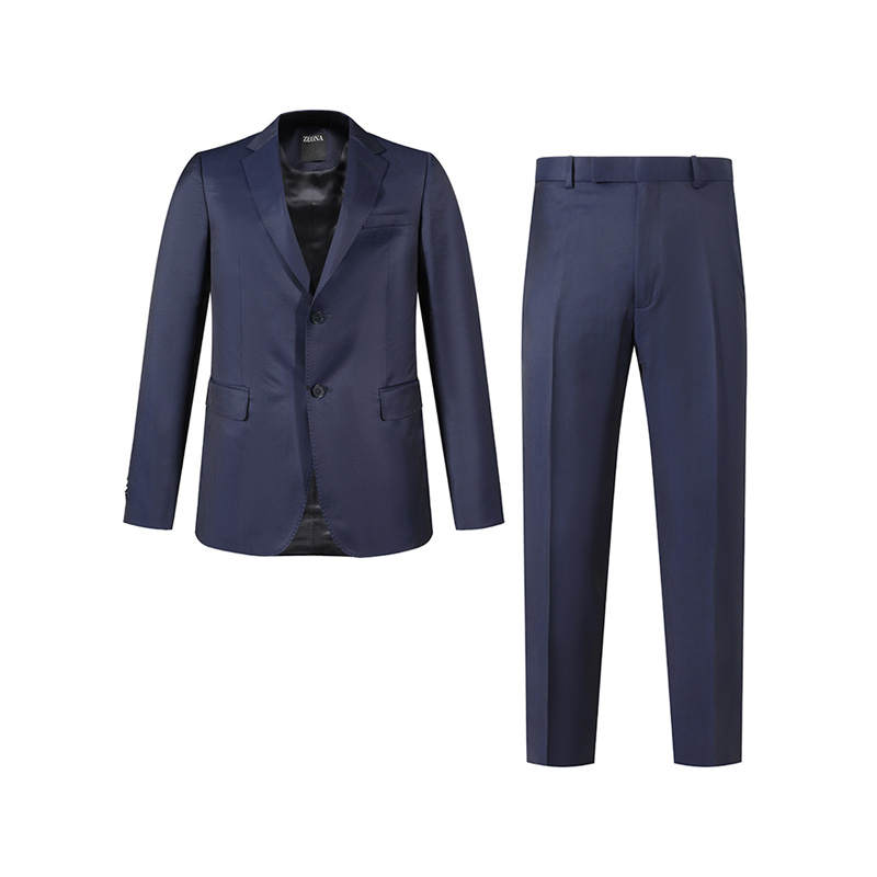 Ermenegildo Zegna SS24 Business Suit Men's Dark Blue