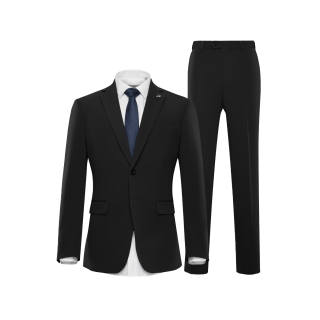 HLA Business Suits Men's Suit Collar Moderate