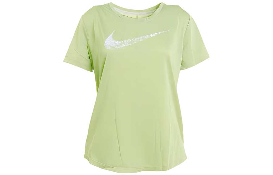 Nike Nike Set in Sleeve Running T Shirt Women's Light Olive Green