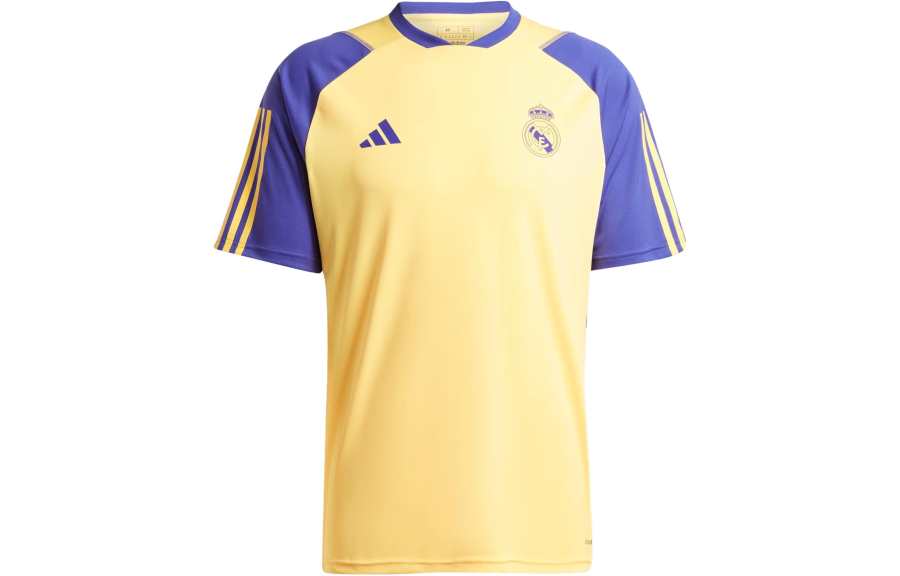 Adidas Adidas Real Madrid Real Madrid Tiro Training Jersey Soccer Jersey Men's Yellow