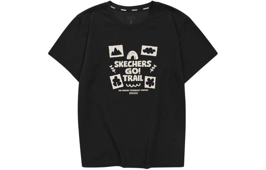 Skechers Wilderness Outdoor Collection Sorona T Shirt Women's Carbon Black