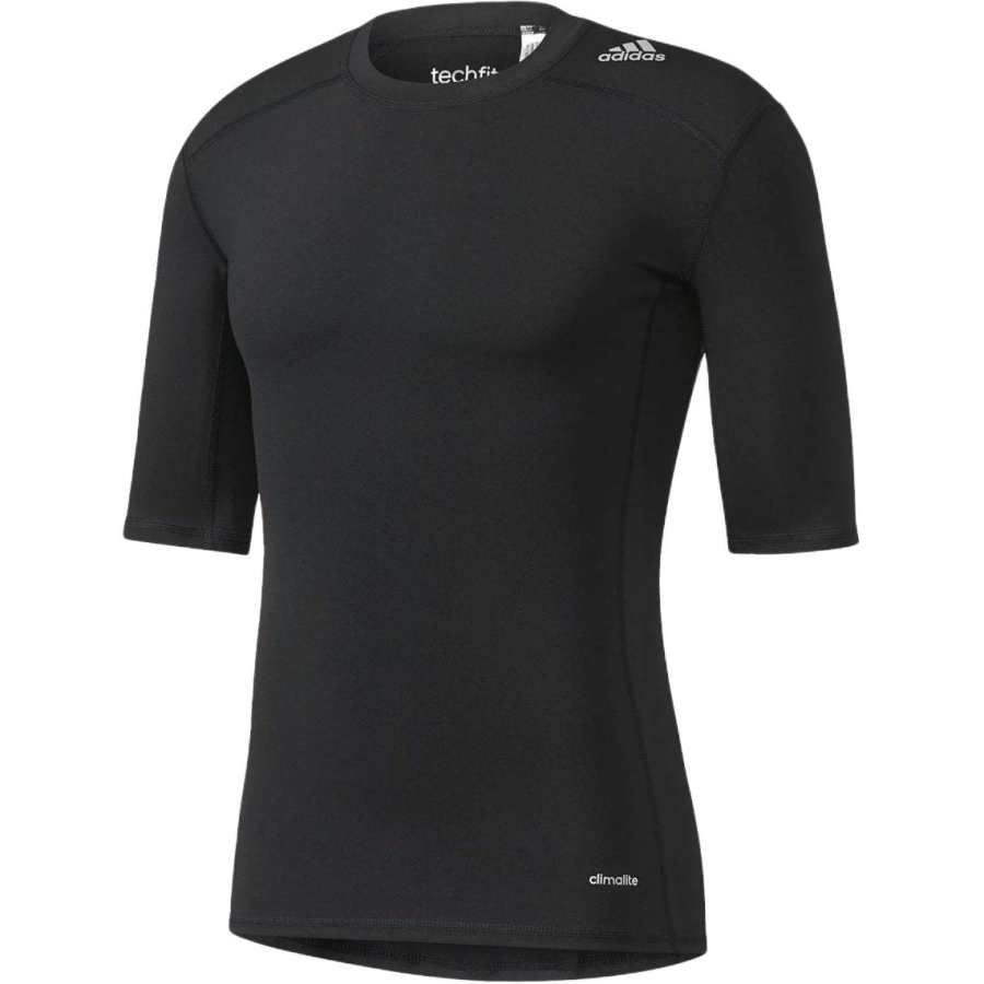 Adidas Adidas T Shirts Women's Black Crew Neck Moderate Straight Fit