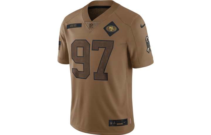 Nike Nike x NFL Dri Fit Rugby Jersey San Francisco 49ers, Nick Bosa, Size 97 Men's Brown