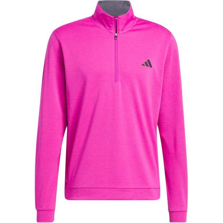 Adidas Adidas ELEVATED 1/4 ZIP SWEATSHIRT Golf Clothing Men's Bright Purple