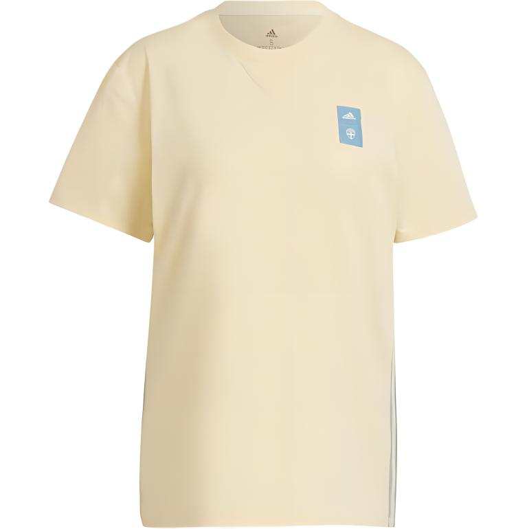 Adidas Adidas T Shirt Women's Simple Yellow/Stunning Blue/Marine