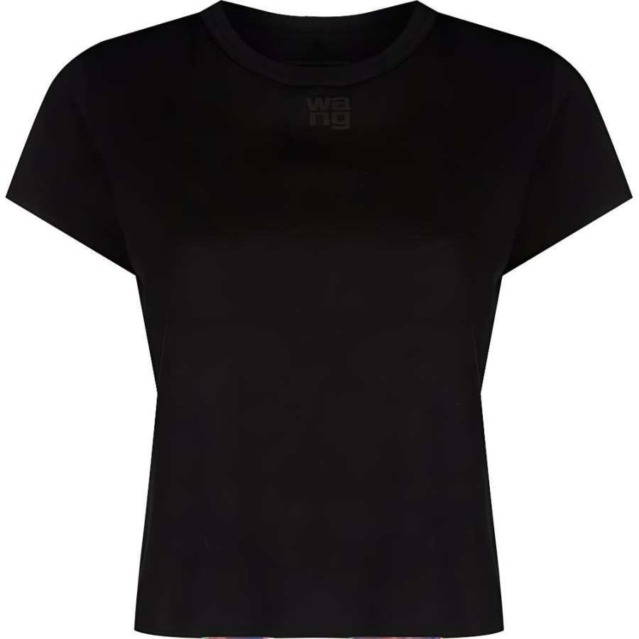 Alexander Wang T By Alexander Wang Logo Printed Crewneck T Shirt