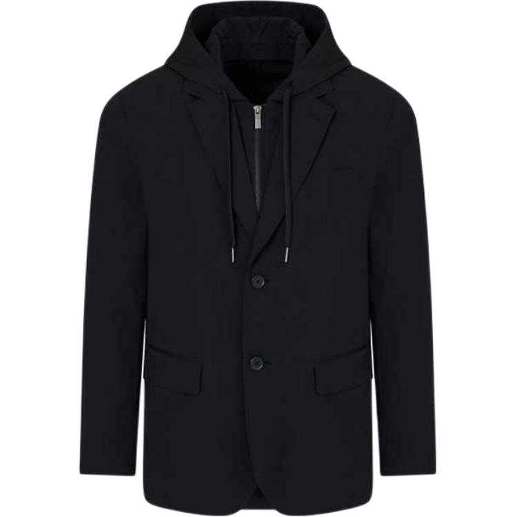 ARMANI EXCHANGE ARMANI EXCHANGEAE SS25 Business Suit Coat Men's Black