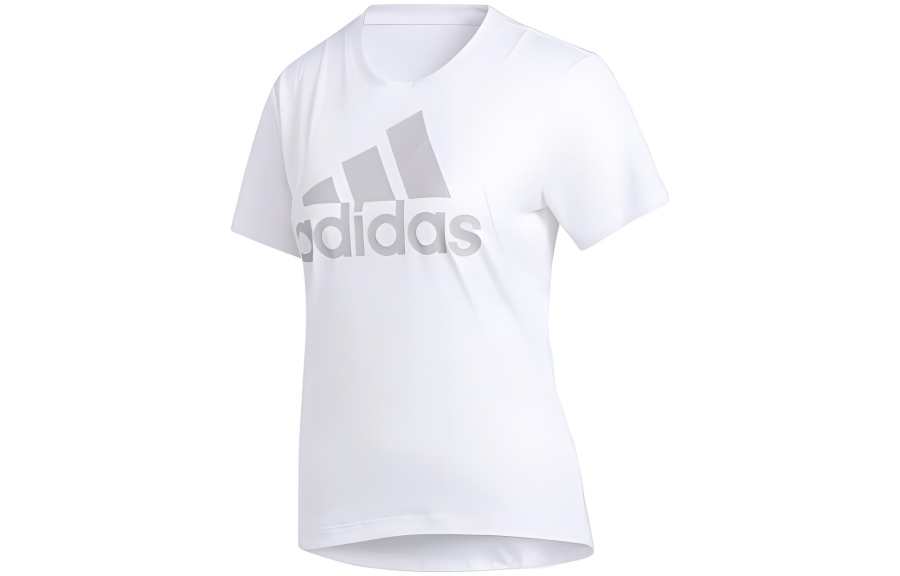 Adidas Adidas T Shirts Women's White Crew Neck Moderate Straight Fit