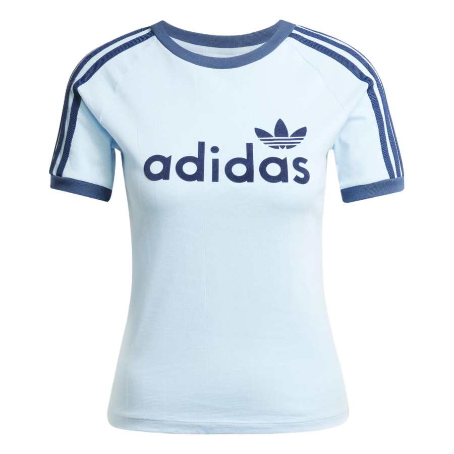 Adidas Originals Raglan Sleeve T Shirt Women's Sky Blue