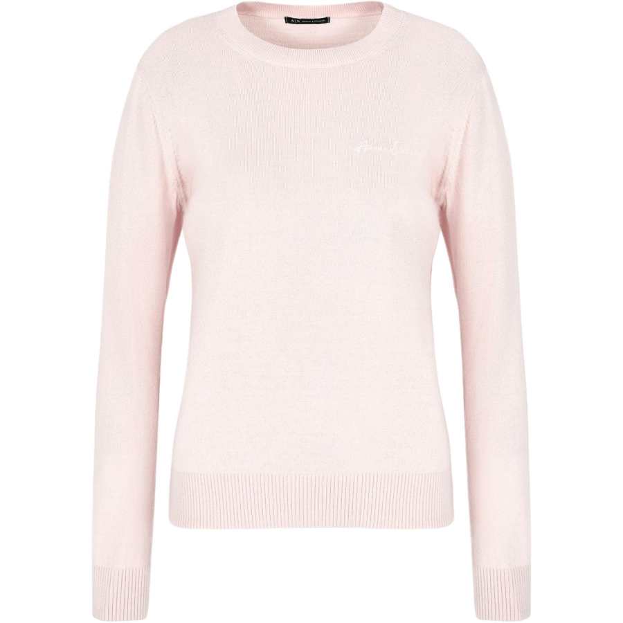 ARMANI EXCHANGE Logo Embroidered Knitted Jumper
