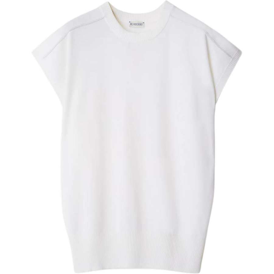Burberry Sweaters Women's Chalk Crew Neck Moderate Other