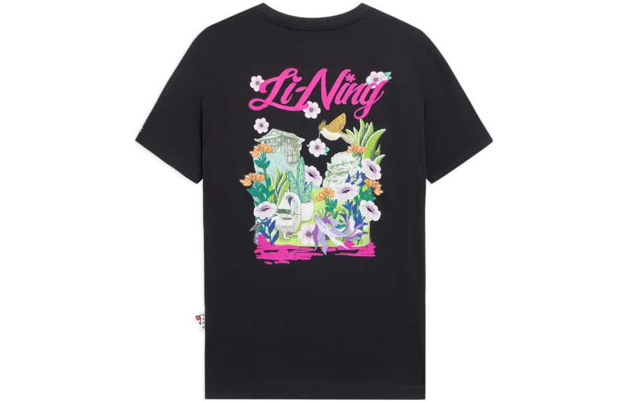 Li-Ning Li Ning Sports Trendy Collection T Shirt Women's Black