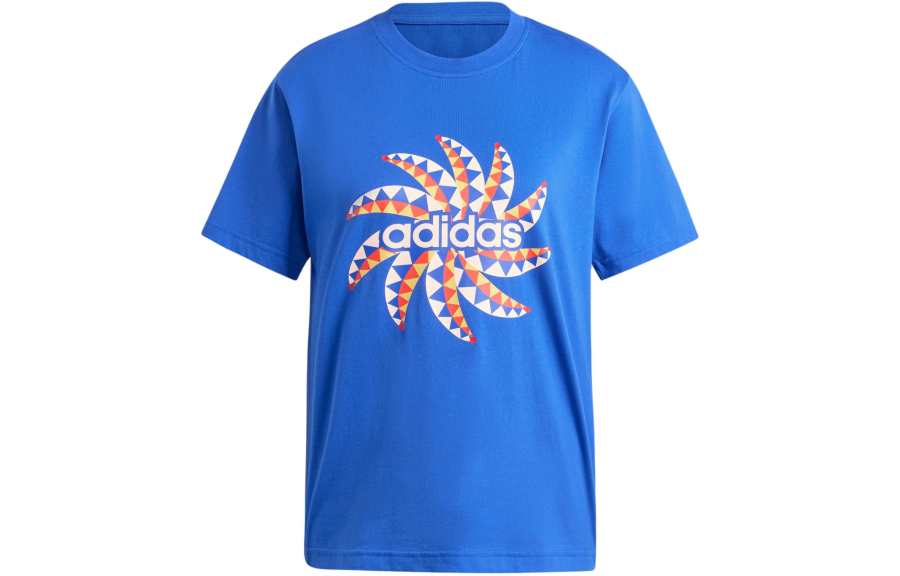Adidas Adidas x FARM RIO Drop Shoulder Sleeve T Shirt Women's Blue