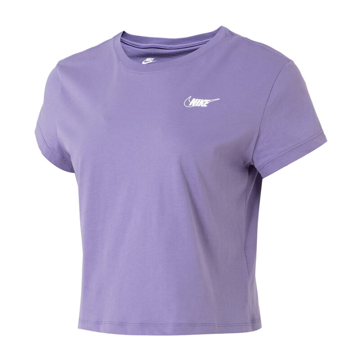 Nike Nike T Shirts Women's Purple Crew Neck Moderate Other
