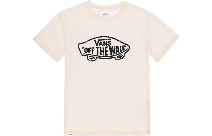 Vans Set in Sleeve T Shirt Women's Ecru