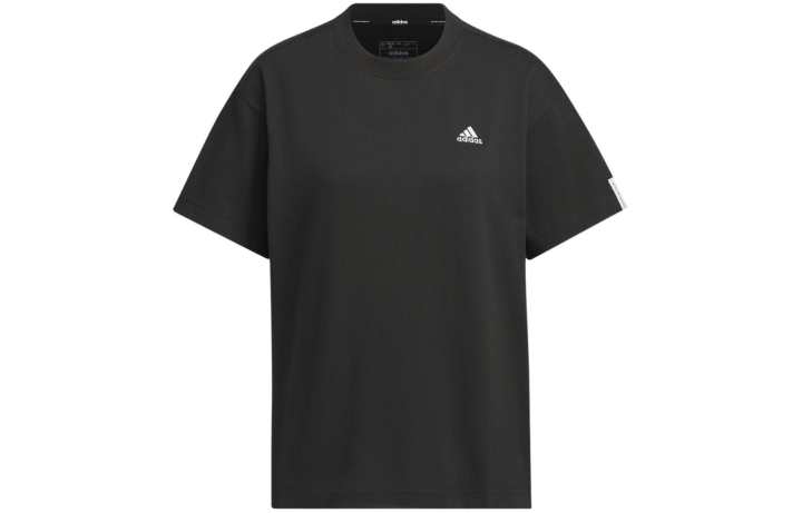 Adidas Adidas T Shirts Women's Black Crew Neck Moderate Other