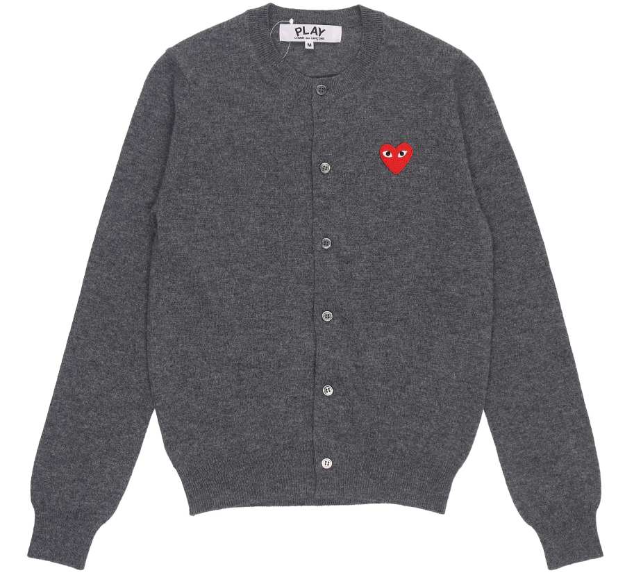 CDG Play Sweaters Women's Crew Neck Moderate Cardigan