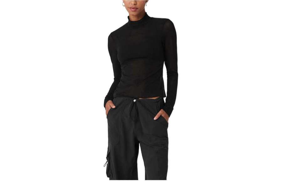 Alo Yoga T Shirts Women's Half Turtleneck Moderate Other