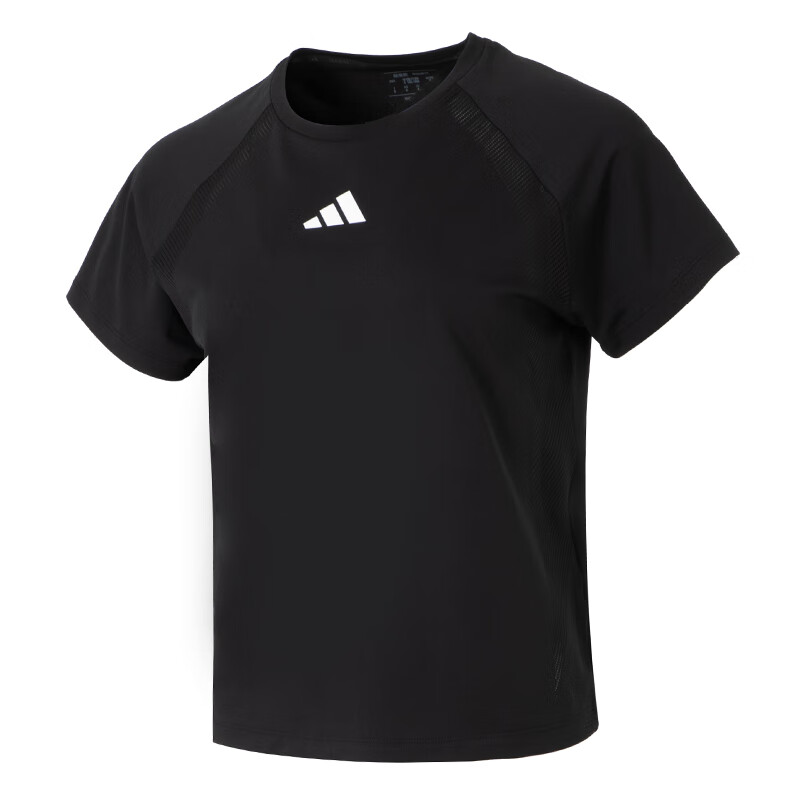 Adidas Adidas T Shirts Women's Black Crew Neck Moderate Other