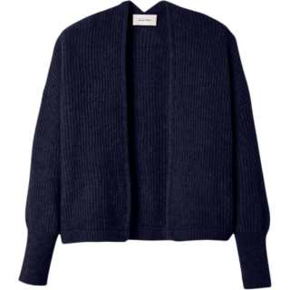 AMERICAN VINTAGE A.M FW24 CARDIGAN EAST Sweater Women's MELANGE NAVY/Mixed Color Marine Blue