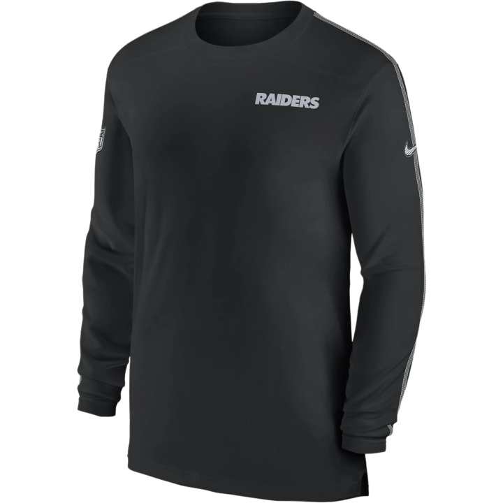 Nike Nike Las Vegas Raiders Sideline Coach Men's Nike Dri FIT Nfl Long Sleeve Top