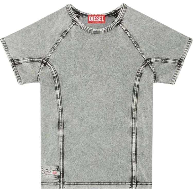 DIESEL DIESEL T Lynne Denim Effect Top