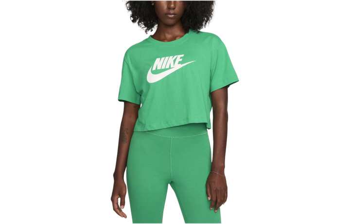 Nike Nike Sportswear Essentials Drop Shoulder Sleeve T Shirt Women's Green