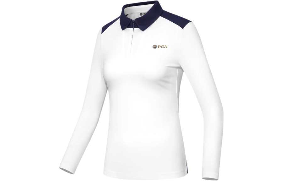 PGA T Shirts Women's Polo Collar Moderate Straight Fit
