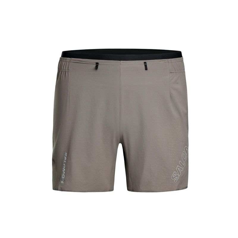 SALOMON SENSE AERO 5 Sports Shorts Men's Iron Gray