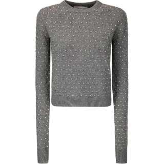 SportMax Embellished Crewneck Long Sleeved Jumper