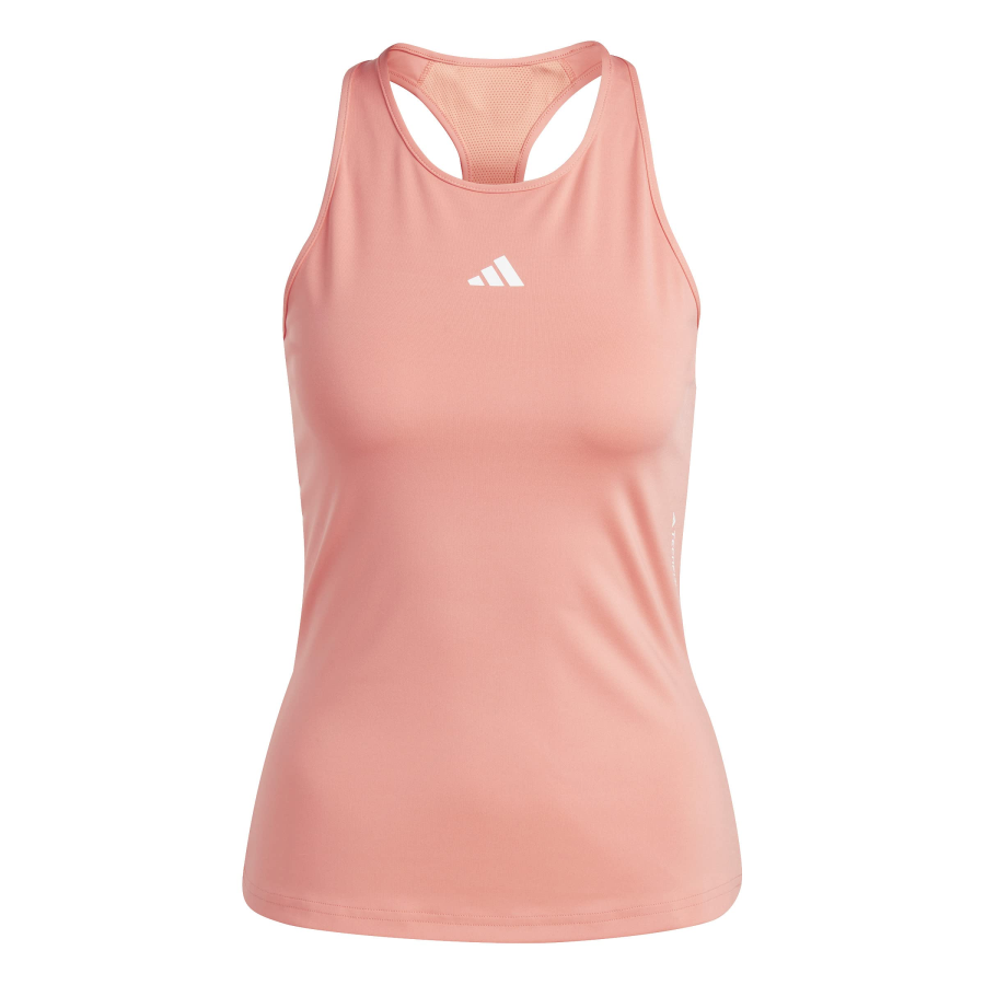 Adidas Adidas Clothing Tank Tops Women's Pink Crew Neck Racerback