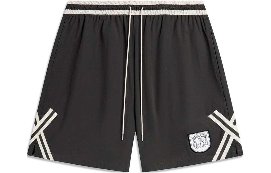 Li-Ning Li Ning BADFIVE Basketball Shorts Men's Obsidian Gray