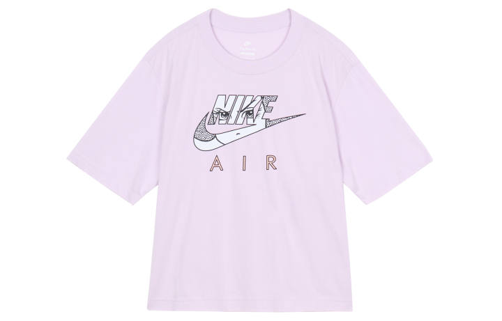 Nike Nike Set in Sleeve T Shirt Women's Pink Purple