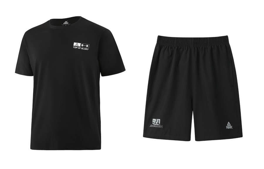 PEAK PEAK Fitness Sets Unisex Crew Neck Thin